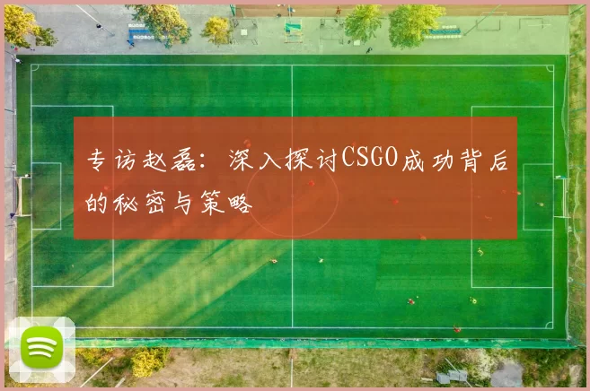 专访赵磊：深入探讨CSGO成功背后的秘密与策略