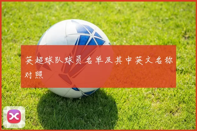 英超球队球员名单及其中英文名称对照
