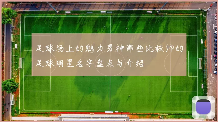 足球场上的魅力男神那些比较帅的足球明星名字盘点与介绍